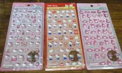 サンリオ ボンボンドロップシールミニ マイメロディ ハローキティ ピンク レッド