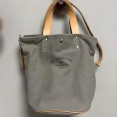 LE MARCHE DE VIMPETS ショルダーバッグ オリーブ　グリーン