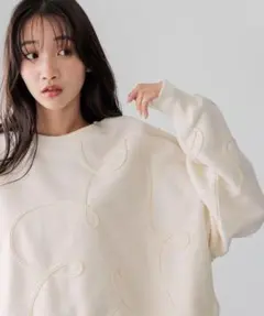 ꕤローリーズファーム/エンブロイダリーウラケプルオーバー