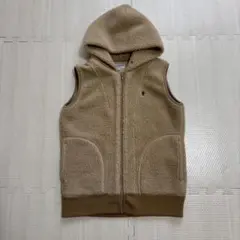 ジムフレックス　ボアベスト　ベージュ　14サイズ