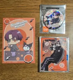 ウィンブレ　サンリオ　缶バッジ　アクリルカード　特典【蘇枋隼飛】3点セット