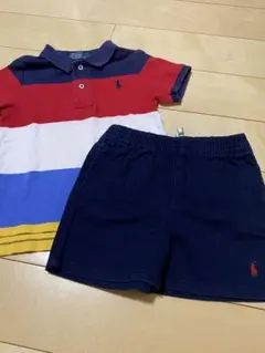 ポロ ラルフローレン シャツ 90 パンツ 80