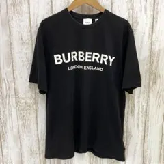 バーバリー 半袖Tシャツ ロゴ ブラック L - メルカリ