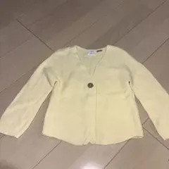 ZARA イエロー カーディガン 2-3歳
