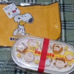 【新品】スヌーピー SNOOPY ２段ランチボックス 保冷温ランチバッグ セット