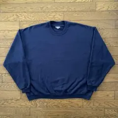 JERZEES スウェット 前Vガゼット ネイビー 無地 XL