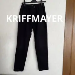 クリフ メイヤー KRIFF MAYER 裏起毛パンツウエストゴム黒Sサイズ