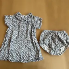 プチバトー　小花柄ワンピース　95