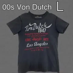 Von Dutch Tシャツ Lサイズ ブラック　y2k 00sのサムネイル