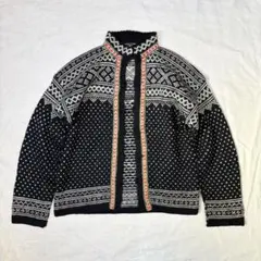 古着 レディース vintage クリスマス ニット ウールセーター 黒