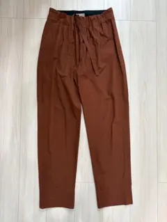 極美品/25ss】マーガレットハウエル ウールリネン ワイドパンツ 