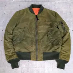 ALPHA USA製 90s フライトジャケット MA-1 ビンテージ ミリタリ