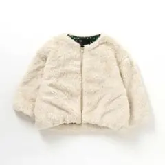 BREEZE キッズ ファーフリース ブルゾン ジャケット 90cm