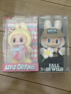 LABUBU ぬいぐるみペンダント POP MART 2個セット