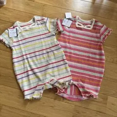 BREEZEロンパース 80cm 2点セット