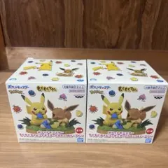 ポケットモンスター もぐもぐタイム フィギュア ピカチュウ＆イーブイ 2個セット