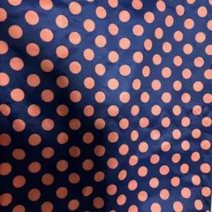 ドット柄　ストレッチ素材