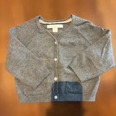 BURBERRY CHILDREN カーディガン グレー 12M 86cm