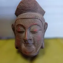 陶器製 仏面 郷土玩具