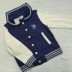 【新品タグ付】Motherways　セーラーカラー スタジャン 120cm