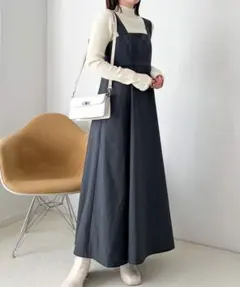 Heather ヘザー ワンピース sizeM グレー レディース