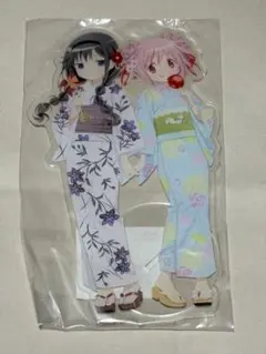 ≪未開封≫魔法少女まどか☆マギカ　アクリルスタンド　浴衣　鹿目まどか＆暁美ほむら