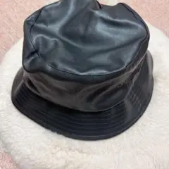 ZARA バケットハット 黒 バケハ M