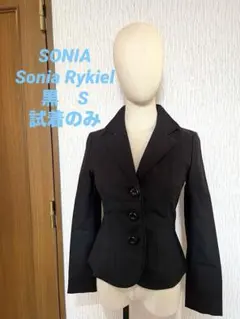 SONIA(SONIA RYKIEL)黒　試着のみ❣️ デザインジャケット　希少❣️のサムネイル