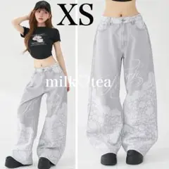 レースビジュールーズデニムパンツ ダーリッチ XS Darich - メルカリ