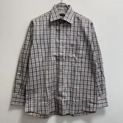 週末セール 未使用品 DAKS London ダックス チェック長袖シャツ M
