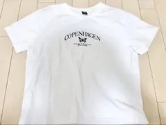 【本日で掲載終了】COPENHAGEN ロゴプリント 半袖Tシャツ ホワイト