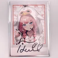 博衣こより 活動2周年記念 直筆サイン入りポストカード 博衣こより 活動2周年記念 博衣こより直筆メッセージ&箔押し複製