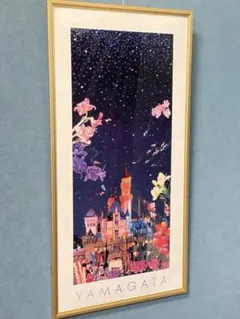 ヒロヤマガタ 絵画 ディズニー イブニング disneyland evening ヒロヤマガタ 絵画 ディズニー イブニング disneyland evening