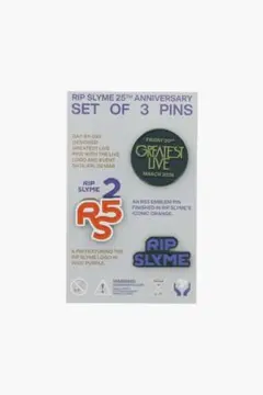 値下げRIPSLYME リップスライム LIVE 入場者限定グッズ銀テ3本付き 銀テ付き リップスライム 3月20日限定ピンズ ripslyme - メルカリ