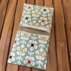 2087【2点100円、3点200円引き】花柄サニタリーケース