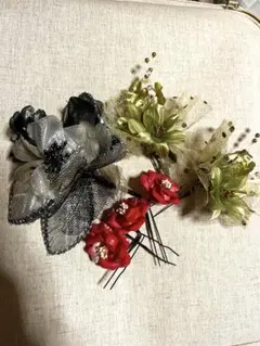 花飾り　6点セット　成人式　浴衣