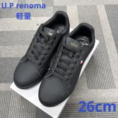 ★【訳あり新品】軽量9041BL/BL/26cmユーピーレノマスニーカーのサムネイル