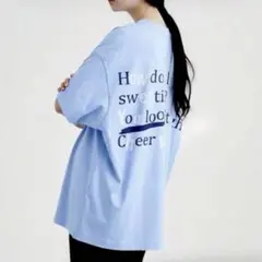 アダムエロペ　オーバーサイズtシャツ　ロゴのサムネイル