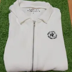 REPIPI ダブルジップ　ショート丈 リブ長袖 トップス L