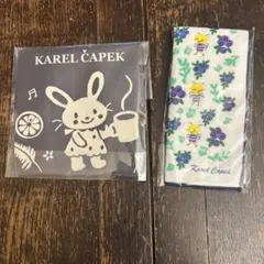 KAREL ČAPEK ナイロンバッグ、タオルハンカチ　うさぎ柄、みつばち柄のサムネイル