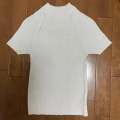 MITSUKOSHI リブ編み半袖ニット Mのサムネイル