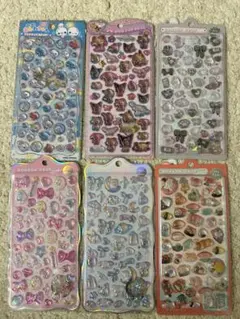 ボンボンドロップシール　おまとめ　6点セット