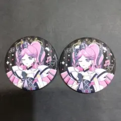 映画　名探偵プリキュア　タワレコカフェ キュアキッス　缶バッジ　２点