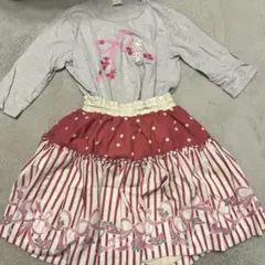 K P上下セット（スカートリバーシブル）