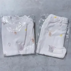 ジェラートピケ モーニングベア柄babyロングパンツ パジャマセット