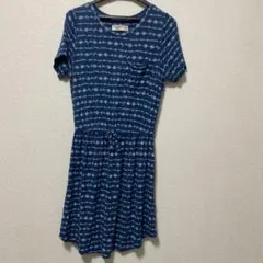 abercrombie Kids アバクロブルー花柄半袖ワンピース 15/16のサムネイル