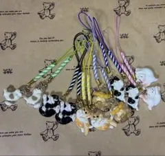 保護猫支援 手作り猫ストラップ