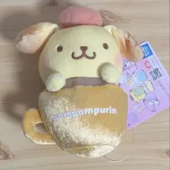 サンリオキャラクターズ　ましゅまるむラテぬいぐるみ　ポムポムプリン