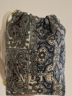 nuit 巾着袋 アップサイクルのバッグ「ニュイ」 月1回の限定販売が「欲しい