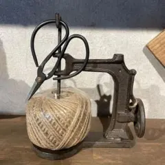 アンティーク調　ボビンスタンドandシザーセット　インテリア雑貨　古道具